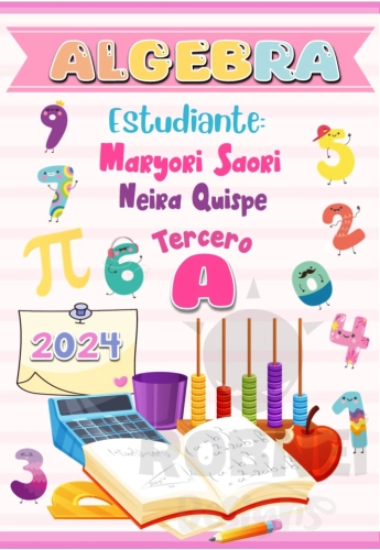 Algebra Caratula Rosa